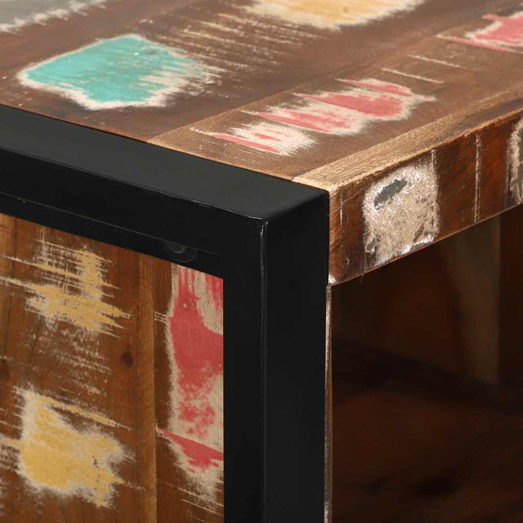 Bathroom Furniture Set 3 pcs Multicolour Solid Reclaimed Wood