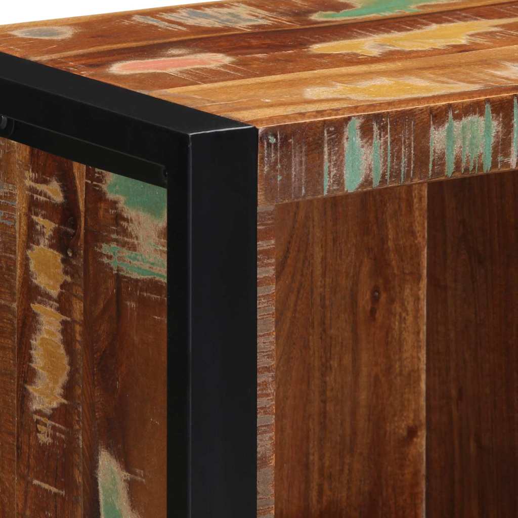 Bathroom Furniture Set with Shelf 4 pcs Brown Solid Mango Wood