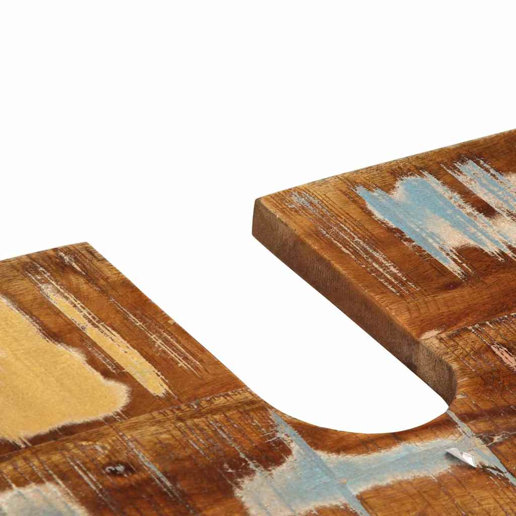 Bathroom Furniture Set 4 pcs Multicolour Solid Reclaimed Wood