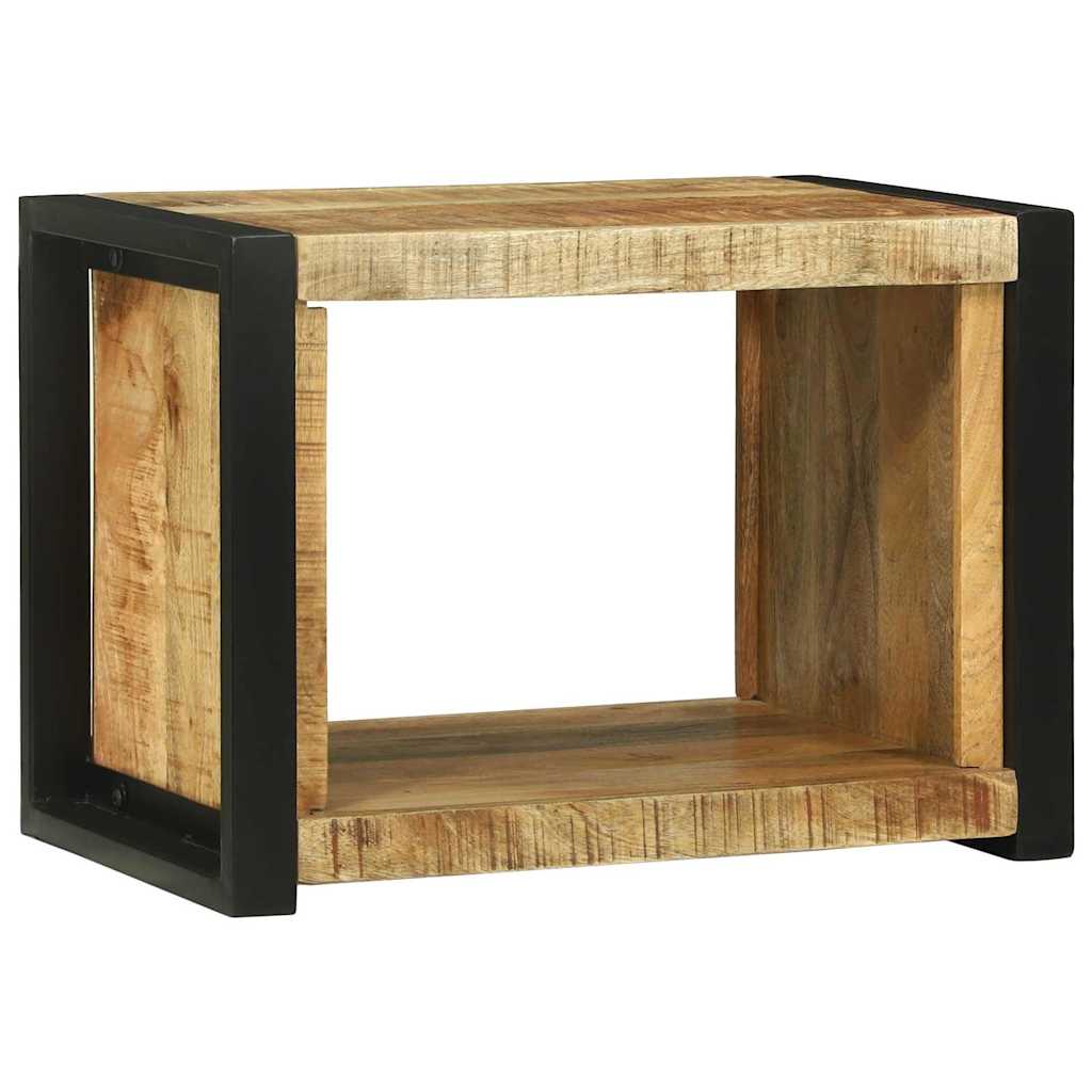 Bathroom Furniture Set with Shelf 4 pcs Brown Solid Mango Wood