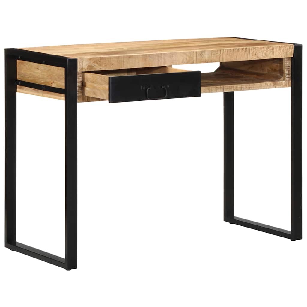 Desk 100x50x75 cm Solid Rough Wood Mango