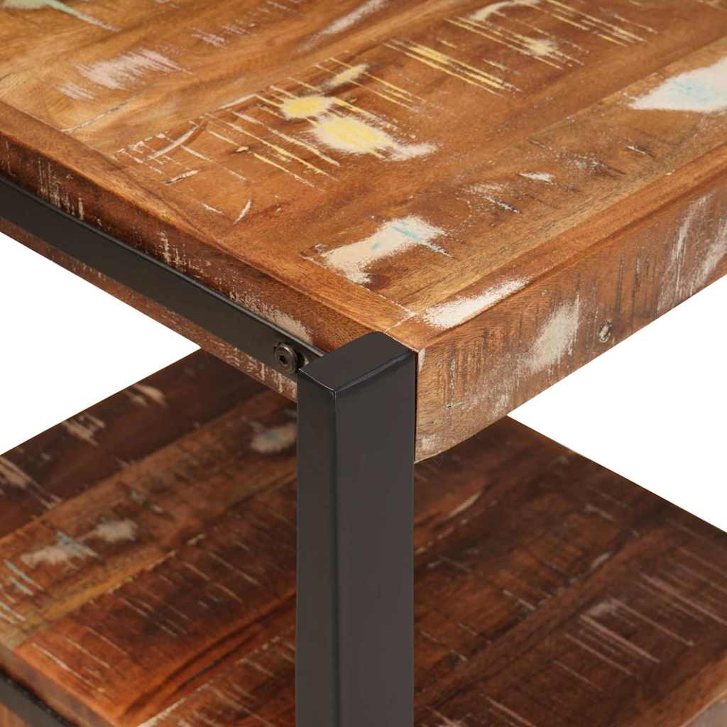 Valet Stand Multicolour 40 x 40 x 90 cm Solid Reclaim wood