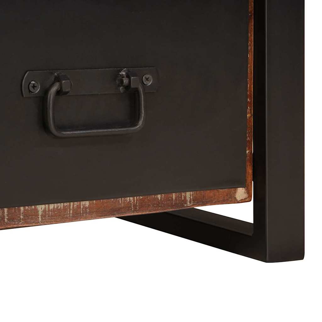 Valet Stand Multicolour 40 x 40 x 90 cm Solid Reclaim wood