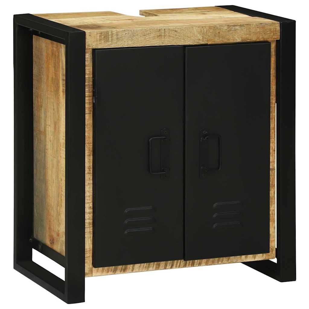Sink Cabinet with Door Brown 55 x 35 x 60 cm Solid Mango wood