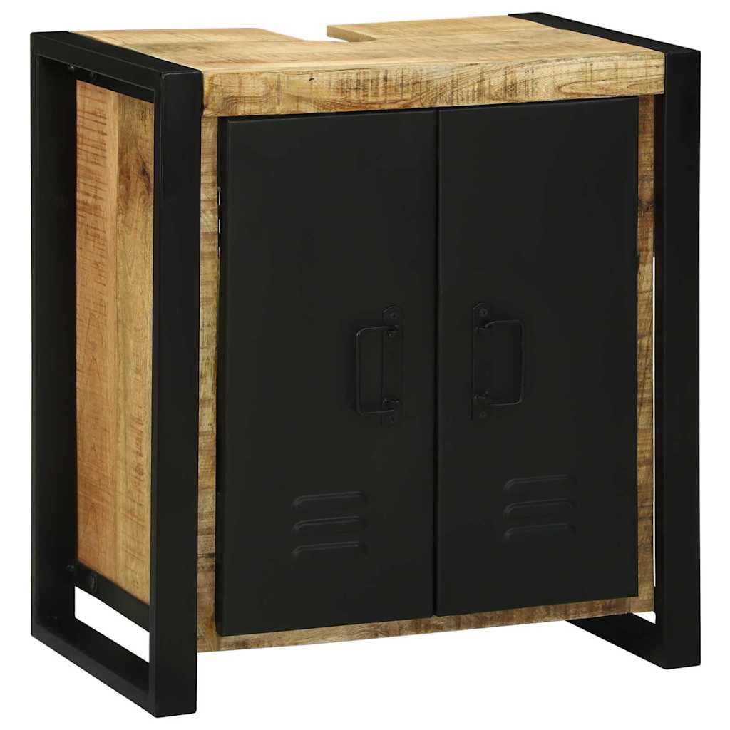 Sink Cabinet with Door Brown 55 x 35 x 60 cm Solid Mango wood