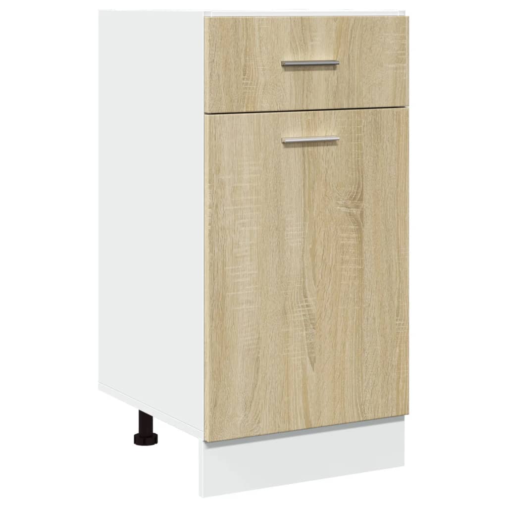 7 Piece Kitchen Cabinet Set Lyon Sonoma Oak Engineered Wood