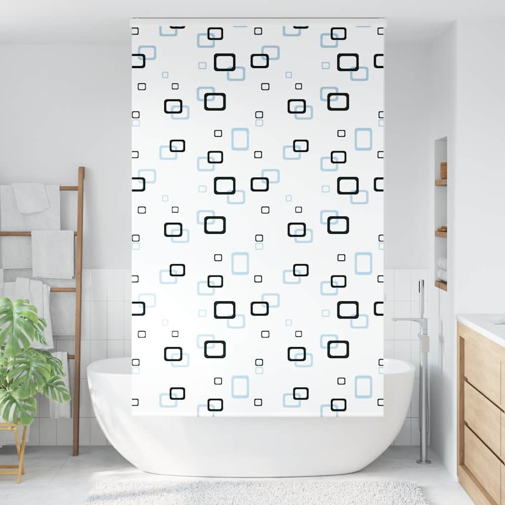 Shower Roller Blind with Cassette 130x240 cm Fabric Width 126 cm