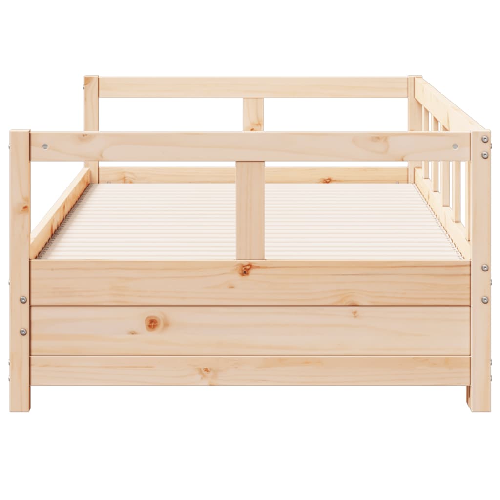Daybed without Mattress 90x200 cm Solid Wood Pine