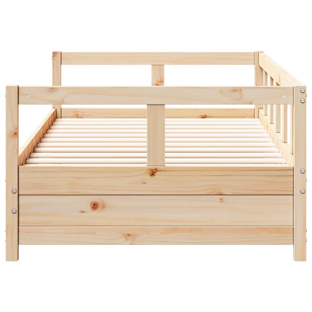 Daybed without Mattress Natural 80x200 cm Solid Wood Pine