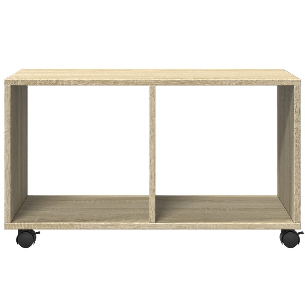 Rolling Cabinet Sonoma Oak 72x33x42.5 cm Engineered Wood