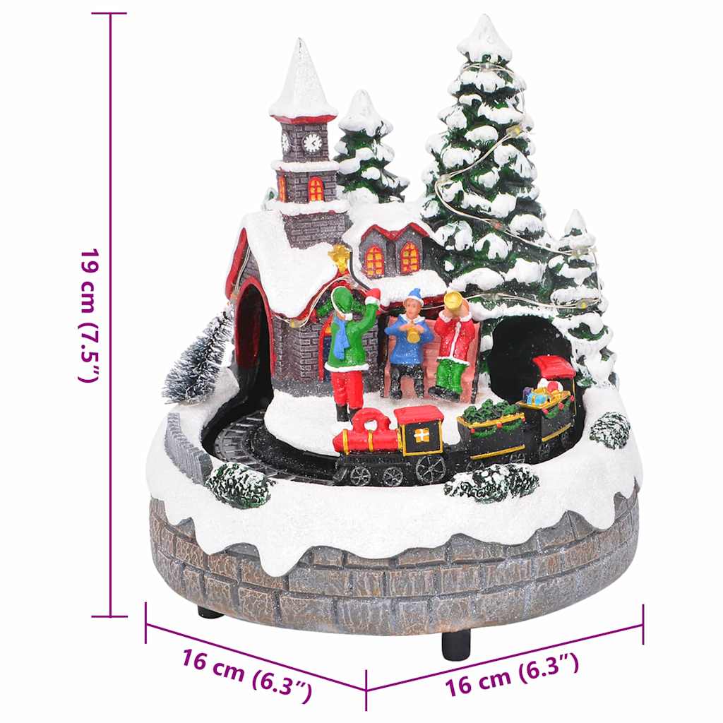 Christmas Tabletop Multicolour 16 x 16 x 19 cm Resin