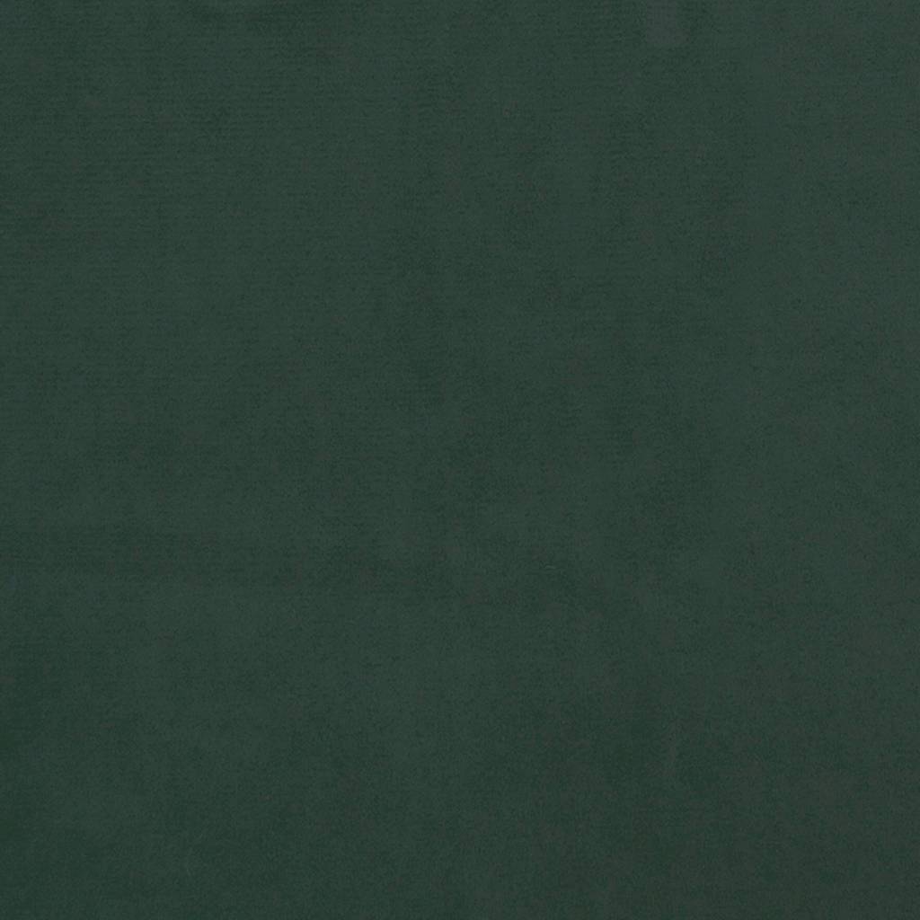 Pocket Spring Bed Mattress Medium Dark Green 90x210x20 cm Velvet