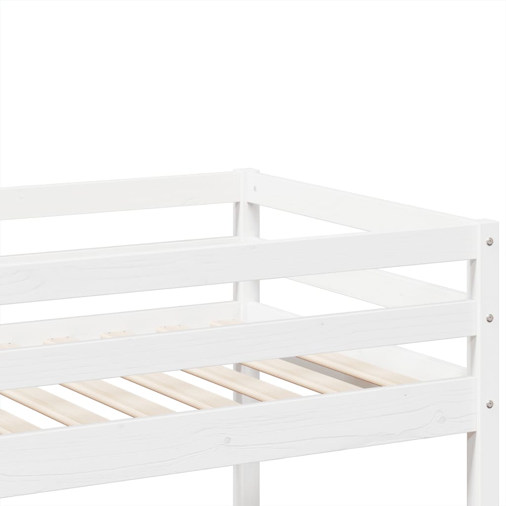 Bunk Bed White 80x200 cm Solid Wood Pine