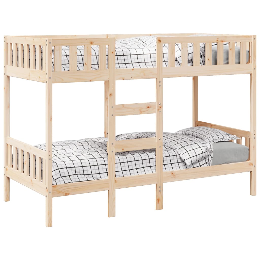Bunk Bed 90x200 cm Solid Wood Pine