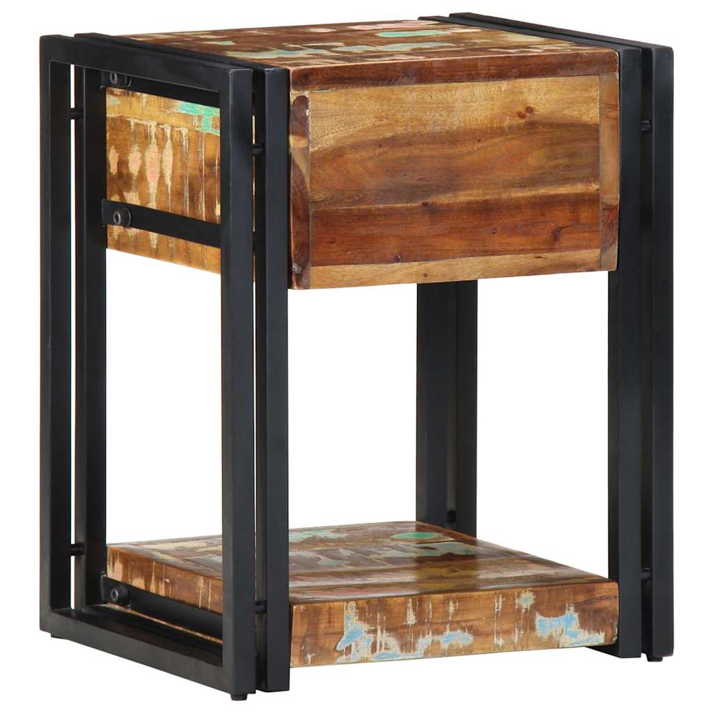 Bedside Cabinet with Drawer Multicolour 40 x 35 x 50 cm