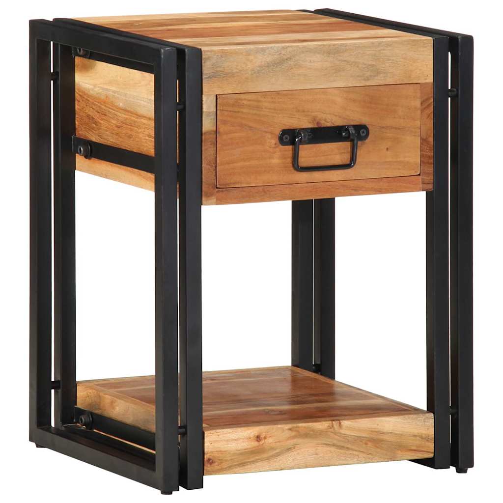 Bedside Cabinet Brown 40 x 35 x 50 cm Solid acacia wood