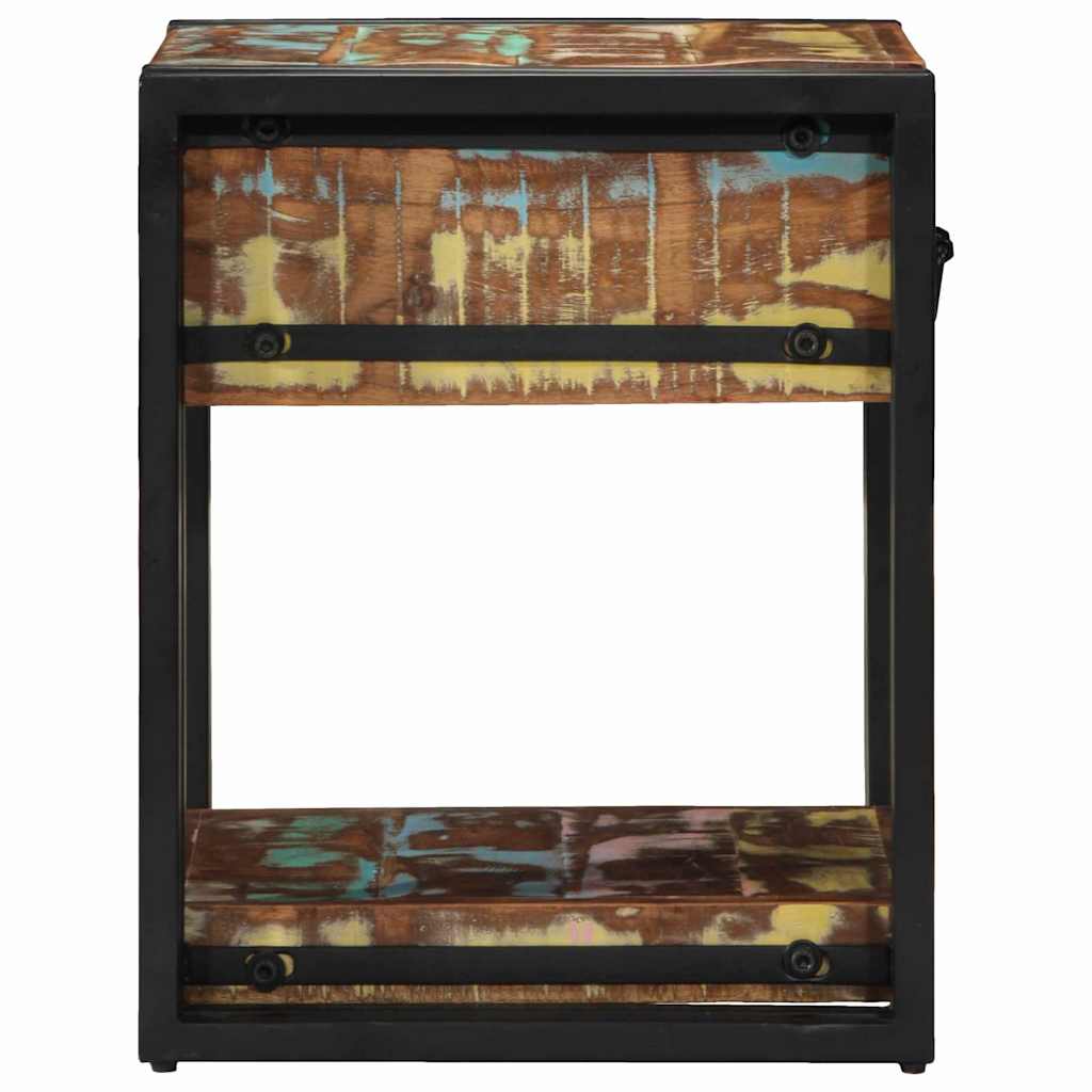 Bedside Cabinet with Drawer Multicolour 40 x 40 x 50 cm
