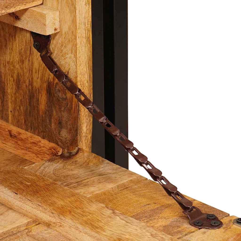 Shoe Cabinet with Shelf Brown 90 x 38 x 45 cm Solid mango wood