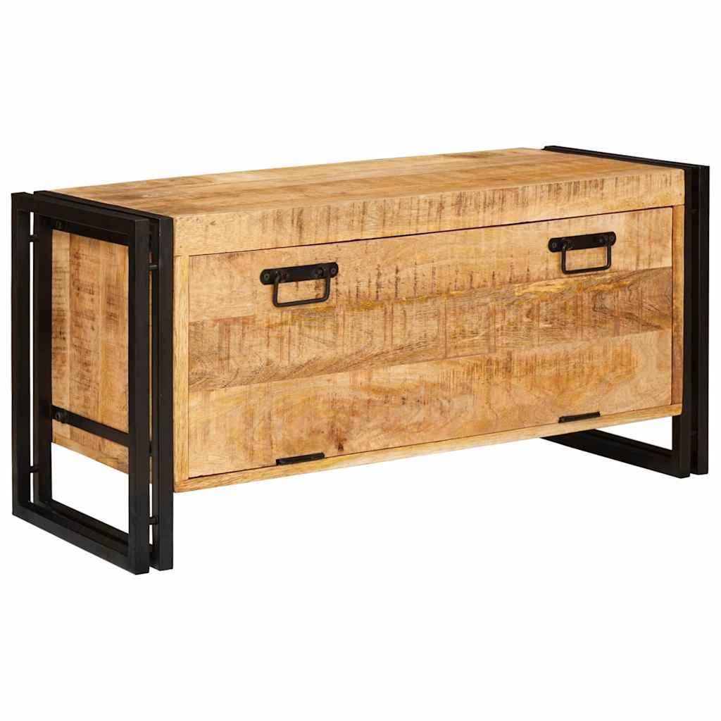 Shoe Cabinet with Shelf Brown 90 x 38 x 45 cm Solid mango wood
