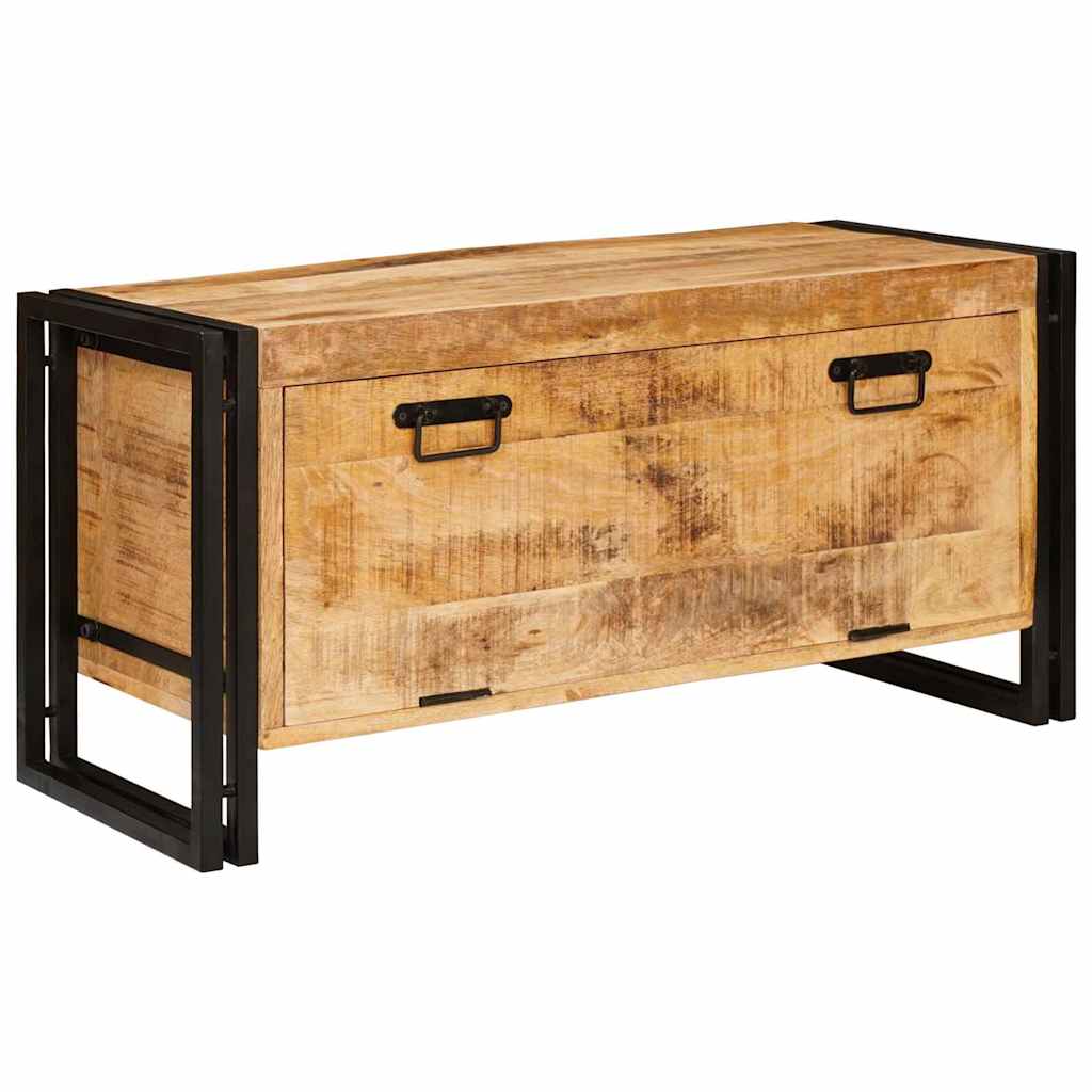 Shoe Cabinet with Shelf Brown 90 x 38 x 45 cm Solid mango wood