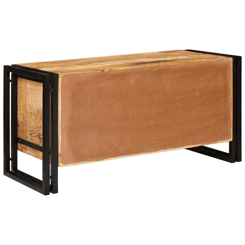 Shoe Cabinet with Shelf Brown 90 x 38 x 45 cm Solid mango wood