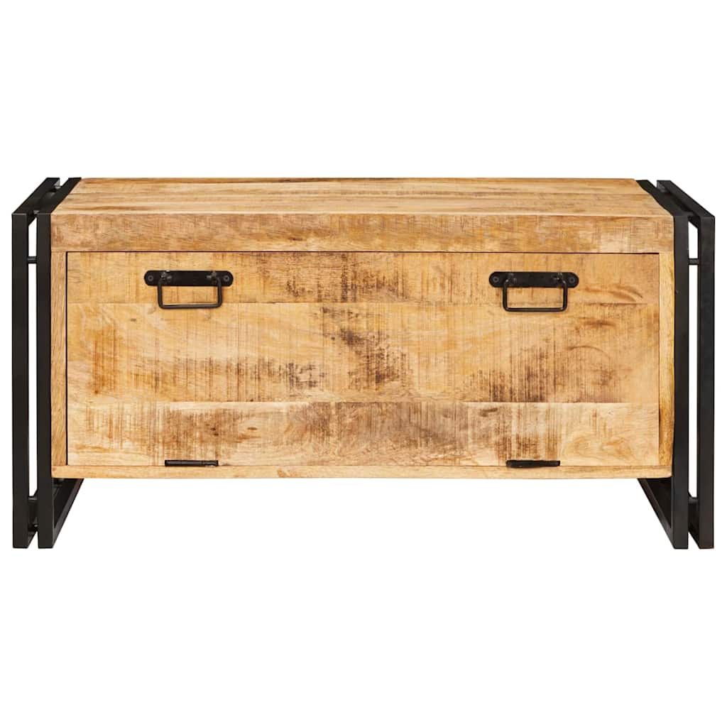 Shoe Cabinet with Shelf Brown 90 x 38 x 45 cm Solid mango wood