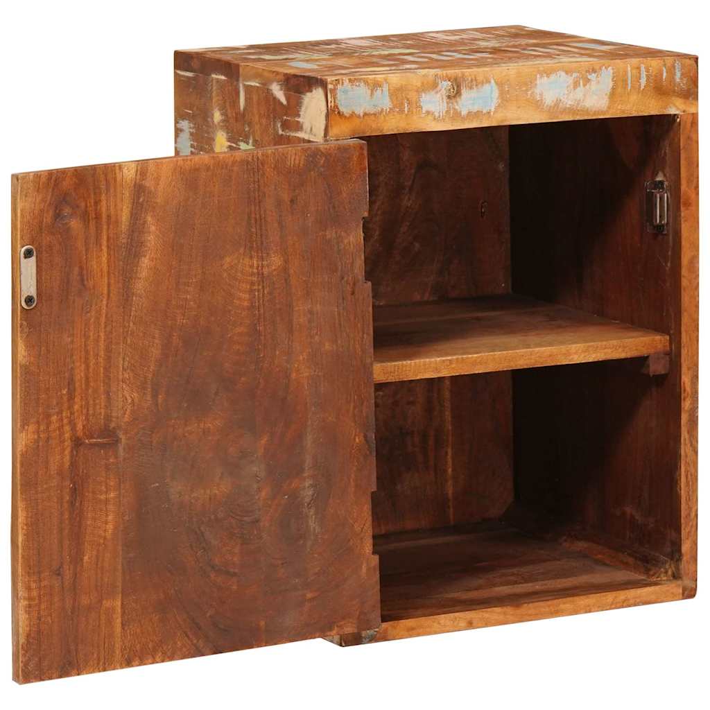Bedside Table Brown 35 x 33 x 48 cm Solid Wood Reclaimed