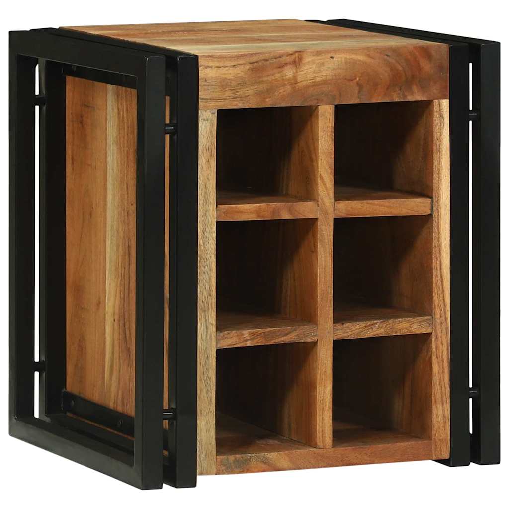 Wine Rack Brown 34.5 x 35 x 39 cm Solid Acacia wood