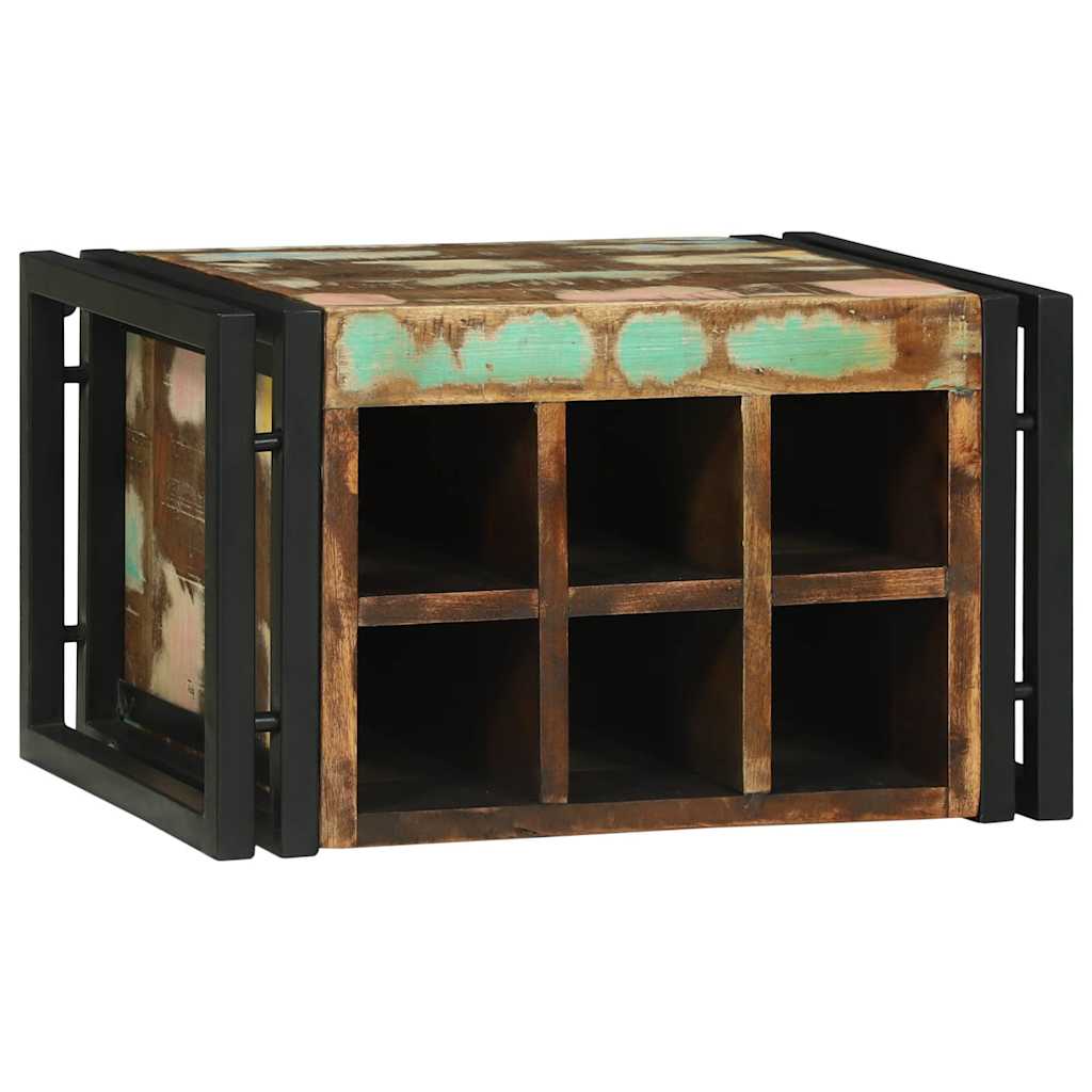 Wine Rack Multicolour 46 x 35 x 27.5 cm Solid Reclaim wood