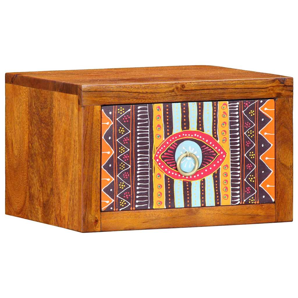 Bedside Cabinet Brown 35 x 30 x 22 cm Solid acacia wood