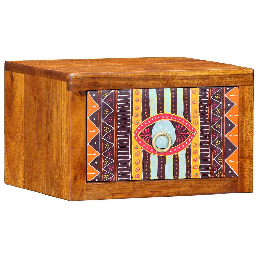 Bedside Cabinet Brown 35 x 30 x 22 cm Solid acacia wood