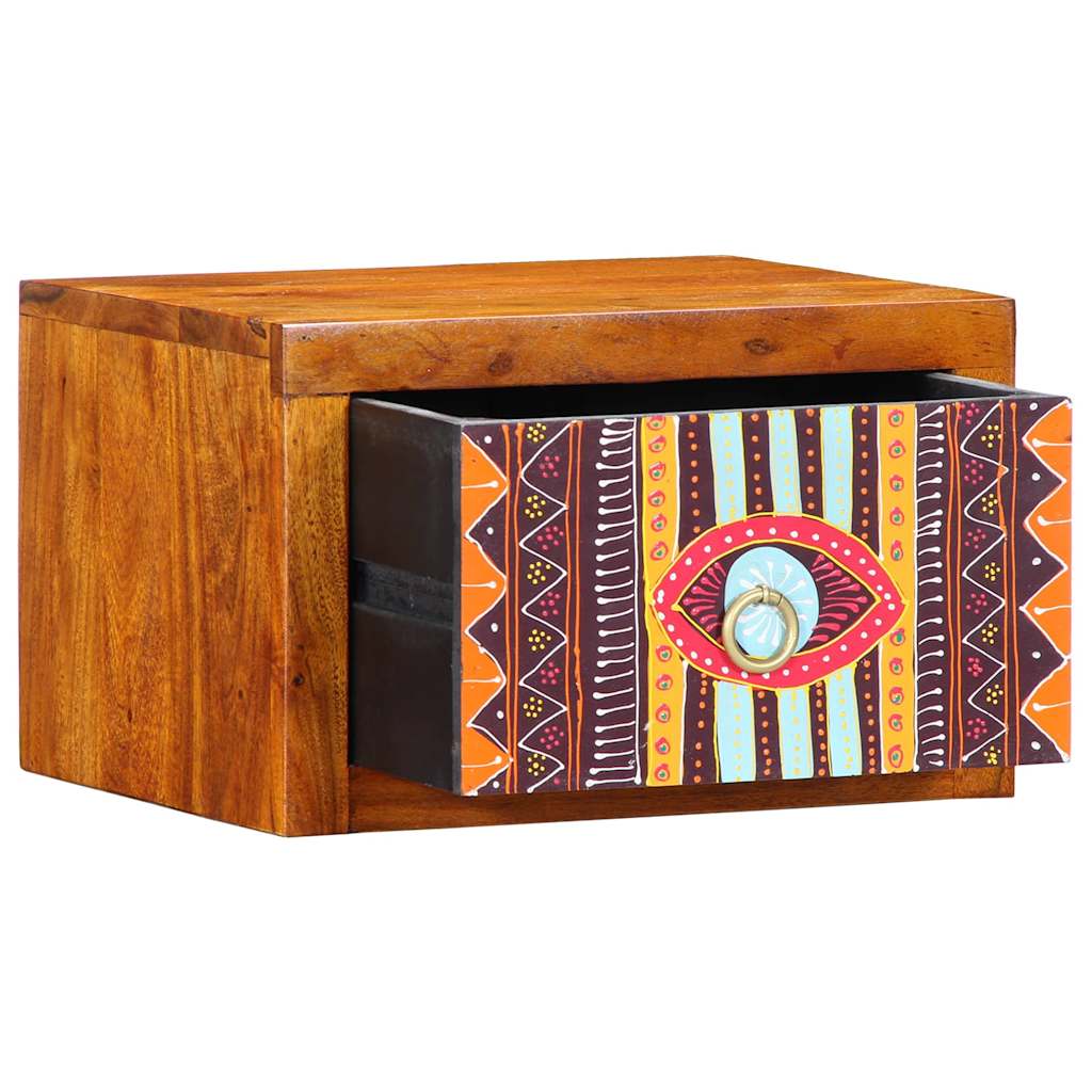 Bedside Cabinet Brown 35 x 30 x 22 cm Solid acacia wood