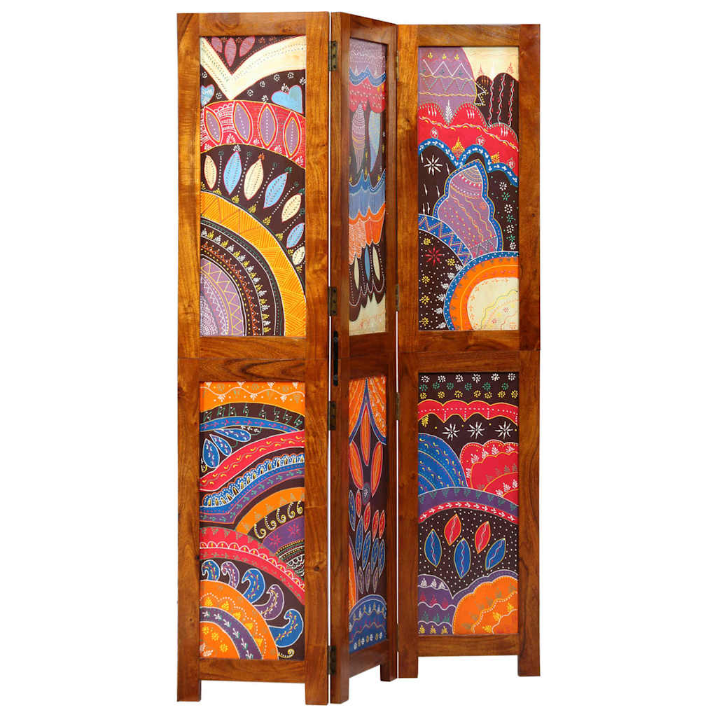 Room Divider Brown 105 x 160 cm Solid acacia wood