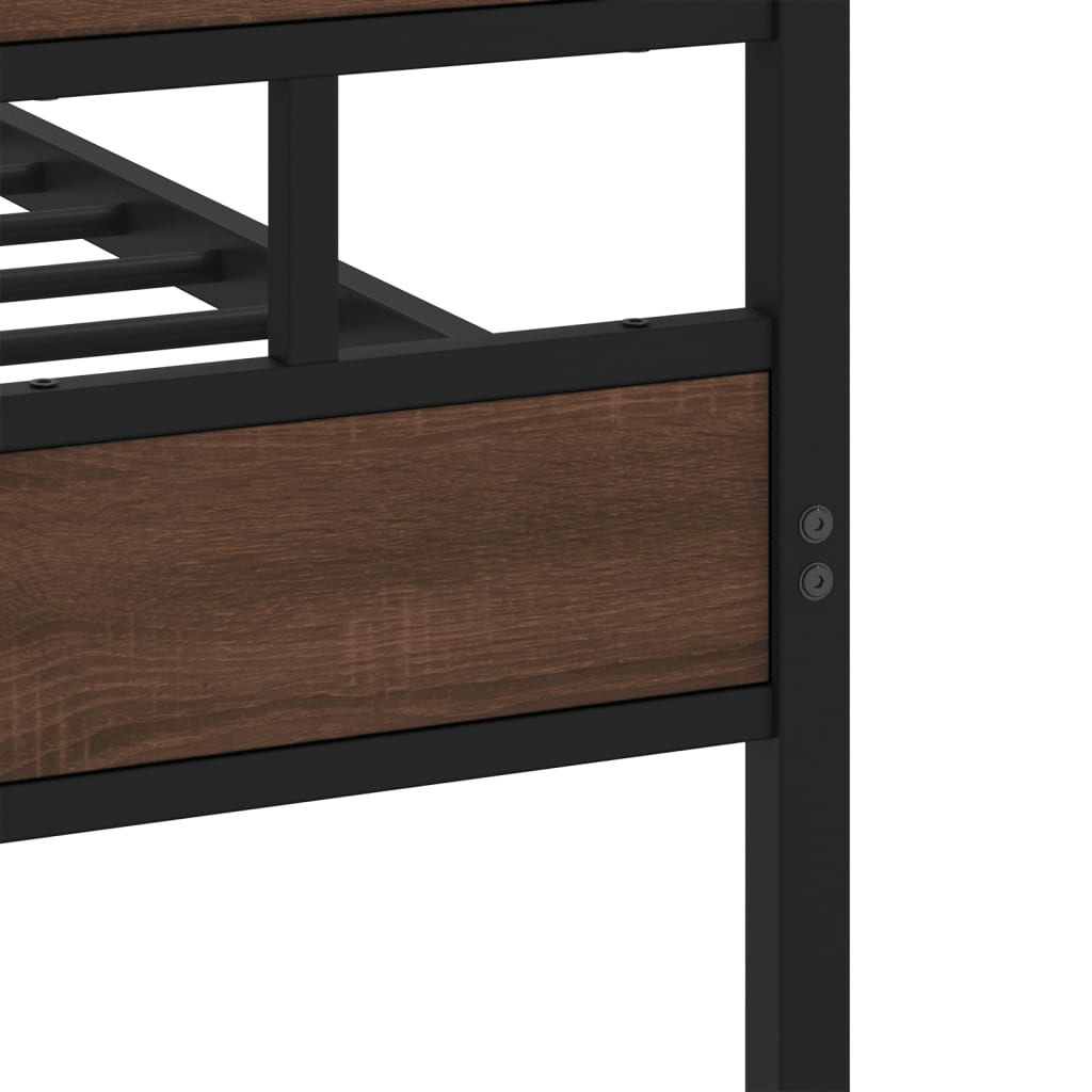 Bed Frame without Mattress with Headboard and Footboard 120x200 cm