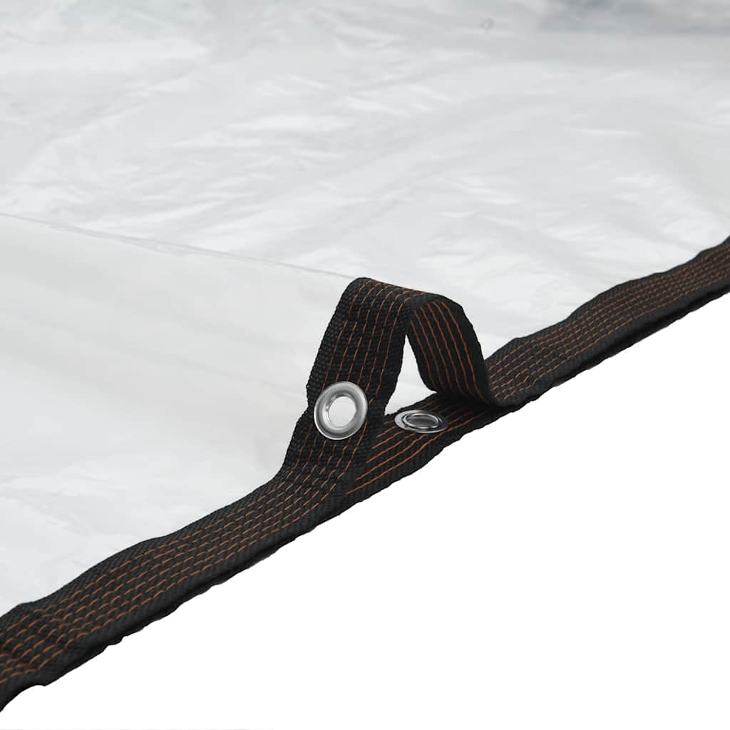 Clear Tarpaulin with Eyelets 2x3 m Polyethylene