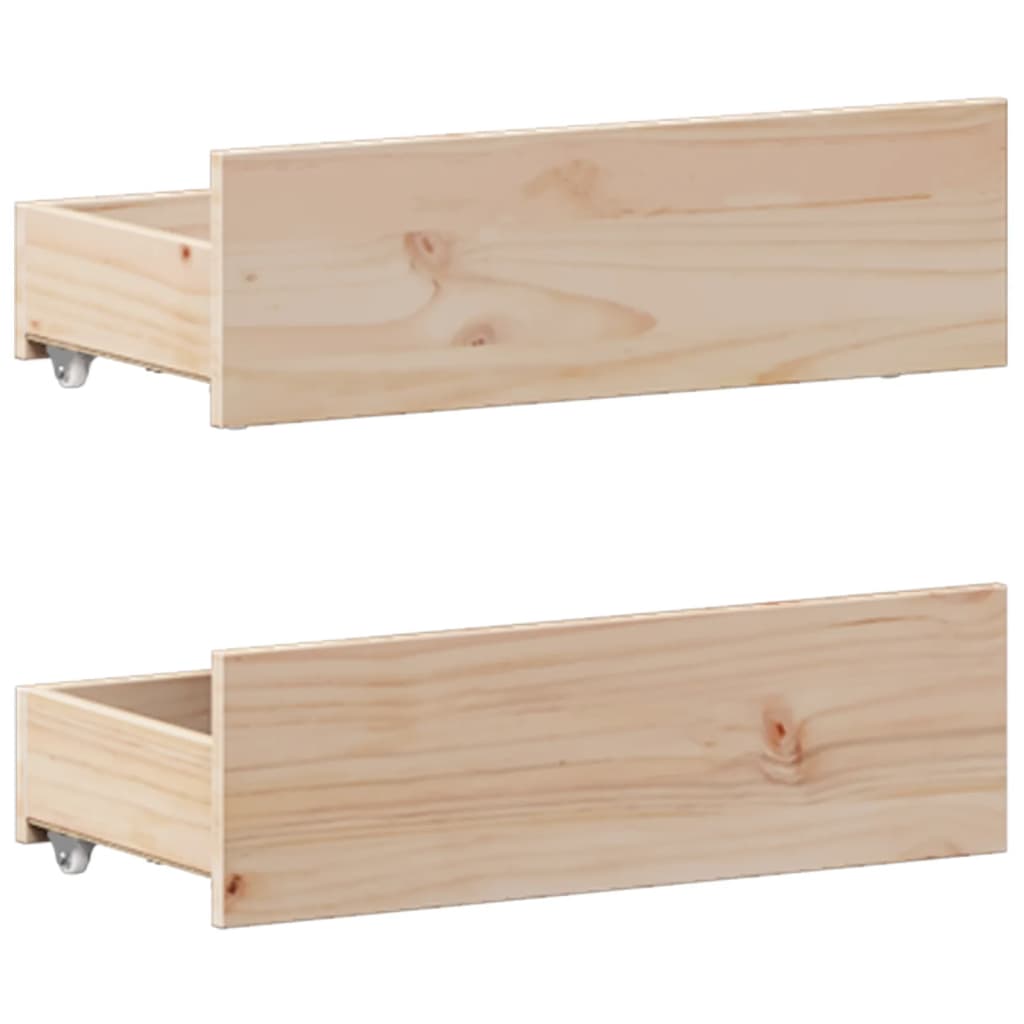 Bed Frame without Mattress with Headboard 120x200 cm Solid Wood Pine