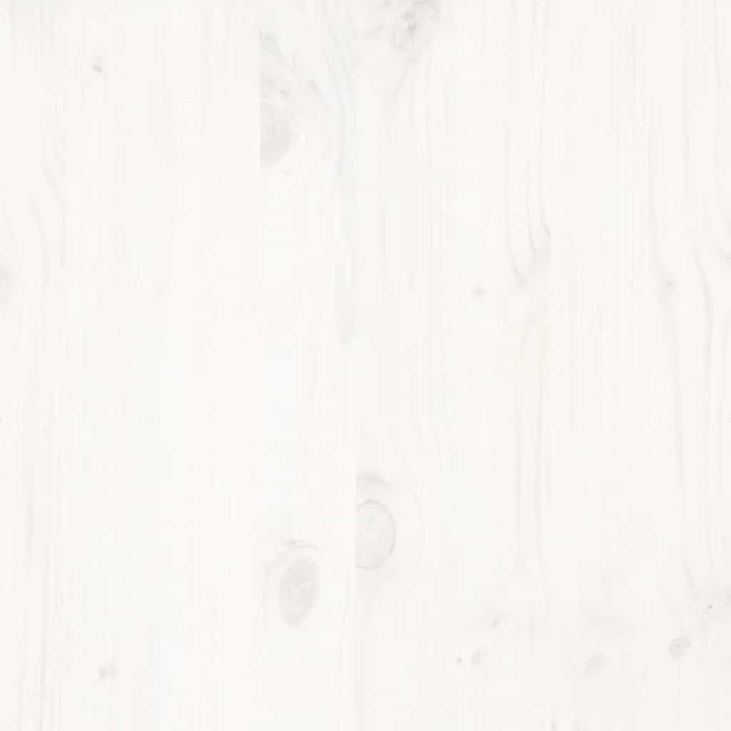 Bed Frame without Mattress White 90x190 cm Single Solid Wood Pine