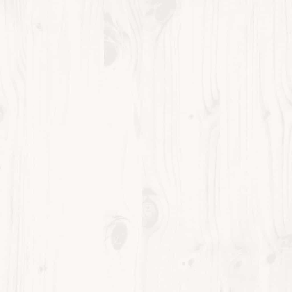 Bed frame without Mattress White 160x200 cm Solid Wood Pine