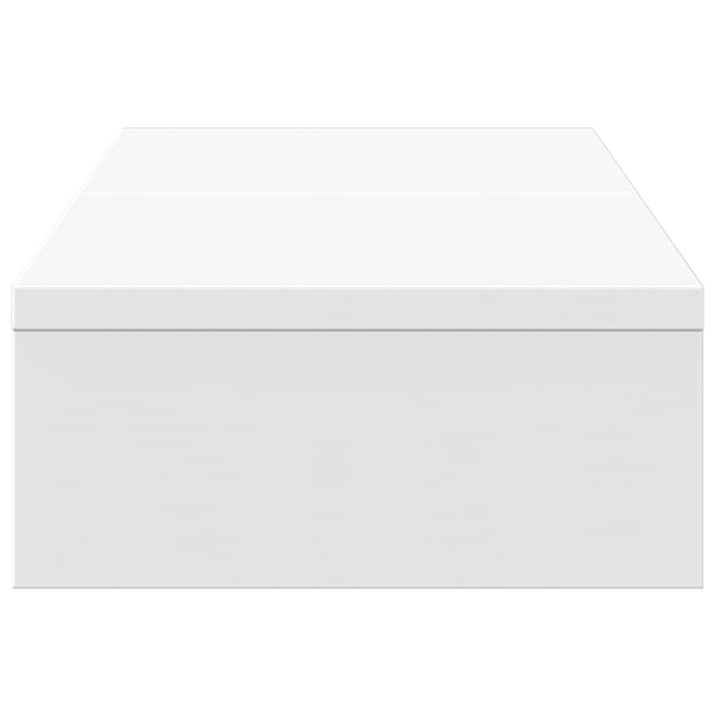 Monitor Stand Adjustable White 60x24x10.5 cm Engineered Wood