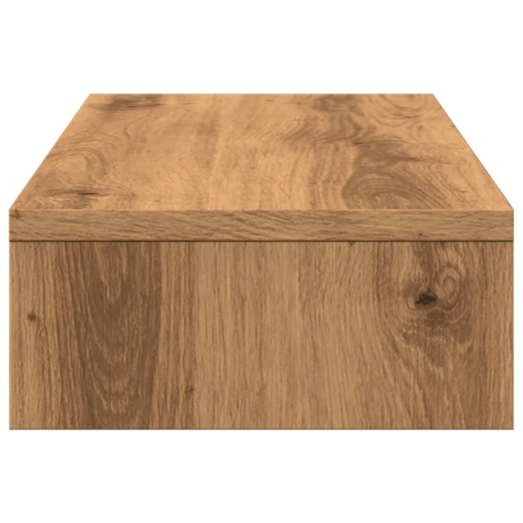 Monitor Stand Adjustable Artisian Oak 60x24x10.5 cm Engineered Wood