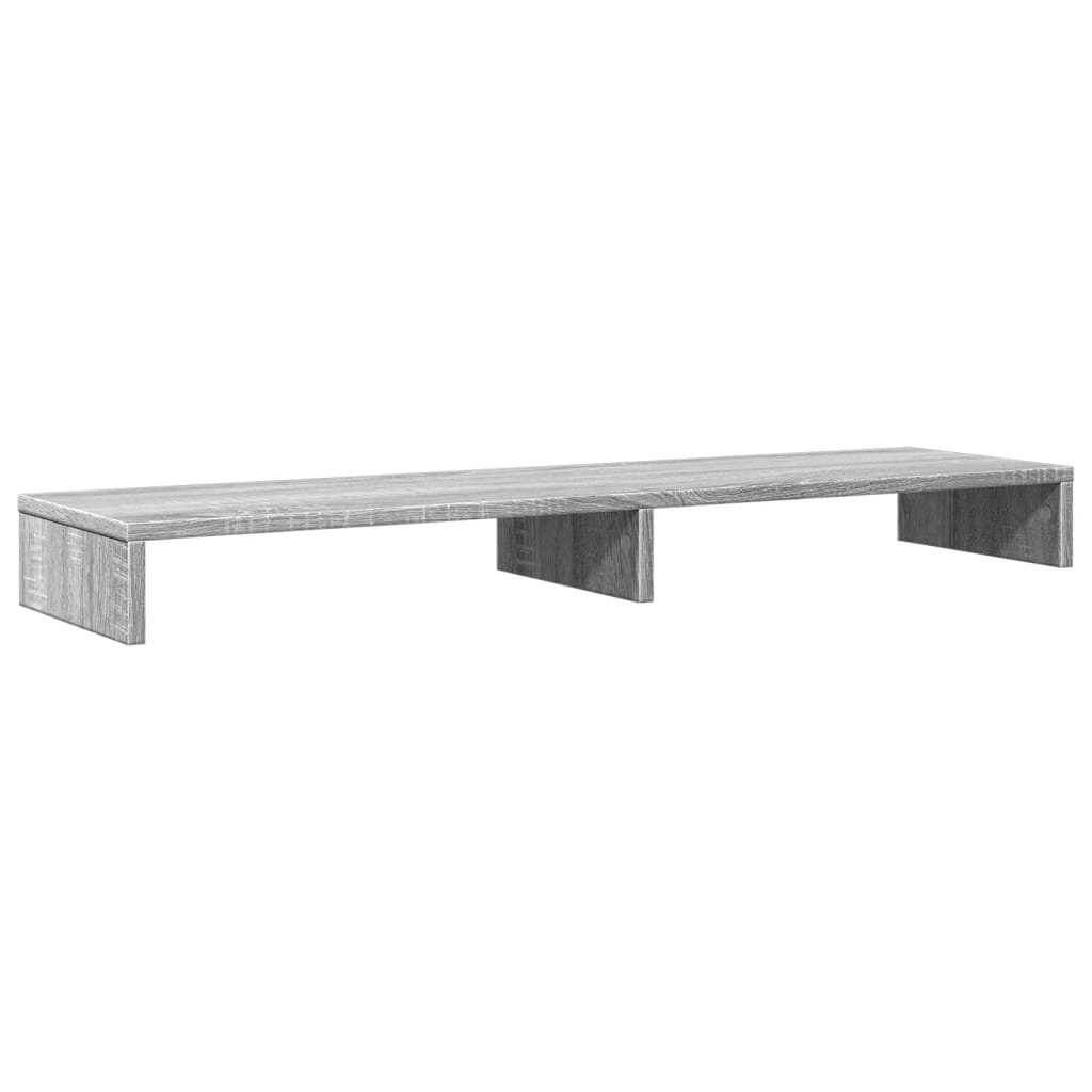 Monitor Stand Grey Sonoma 100x27x10 cm Engineered Wood