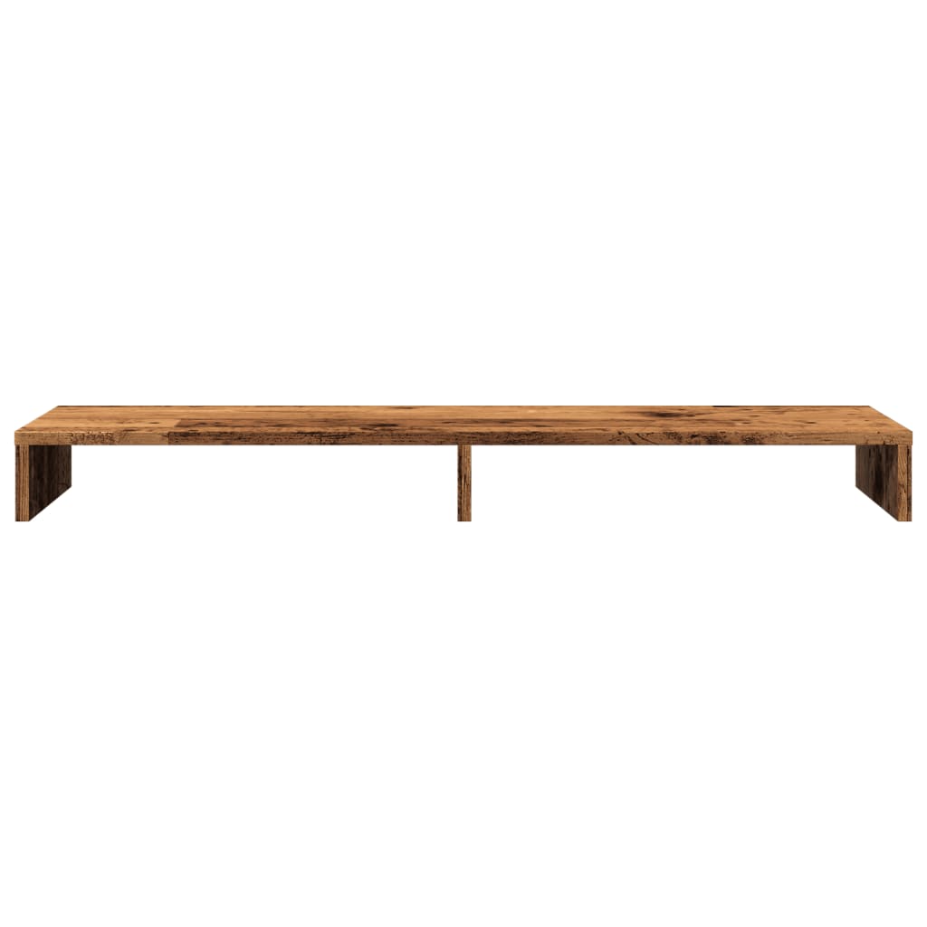 Monitor Stand Old Wood 100x27x10 cm Engineered Wood