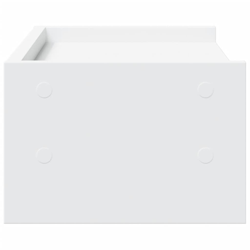 Monitor Stand White 42x24x16 cm Engineered Wood