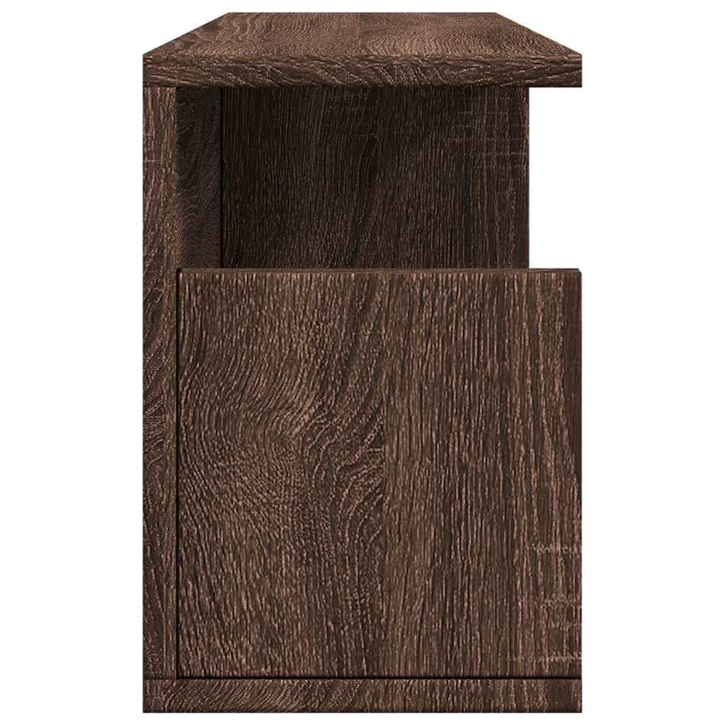 Wall Cabinet 60x20x30 cm Brown Oak Engineered Wood