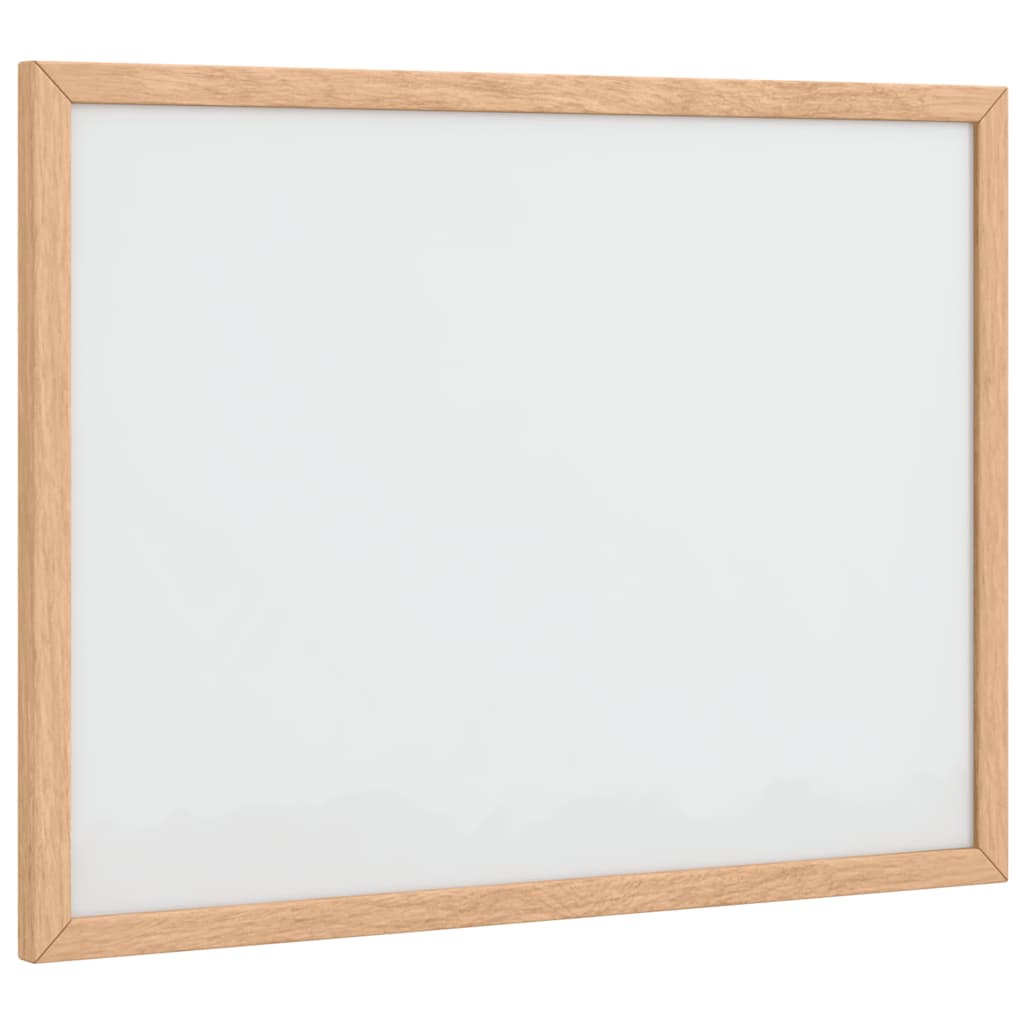Magnetic Whiteboard with Solid Pine Wood Frame 40x30 cm