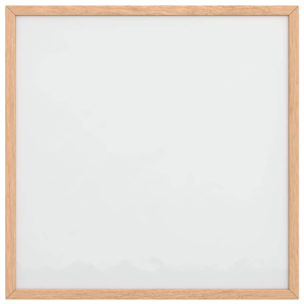 Magnetic Whiteboard with Solid Pine Wood Frame 40x40 cm