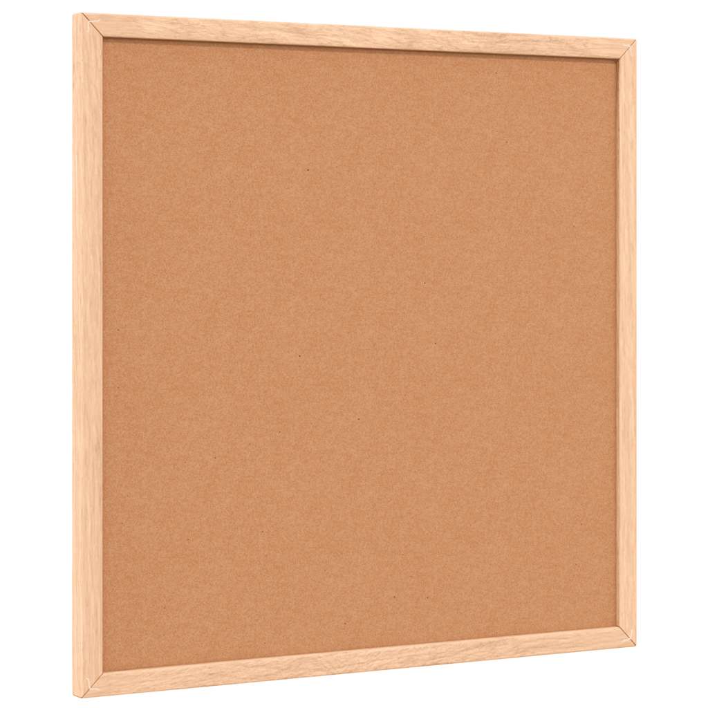 Magnetic Whiteboard with Solid Pine Wood Frame 40x40 cm