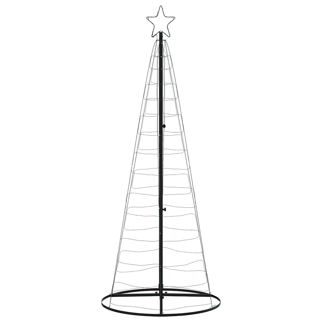 LED Christmas Tree 200 LEDs Colorful 182 cm