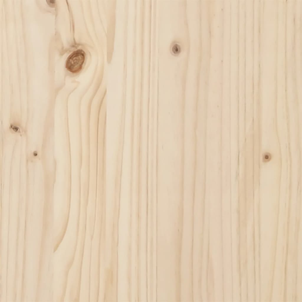 Bedside Cabinet with Desk 232x112x75 cm Solid Wood Pine