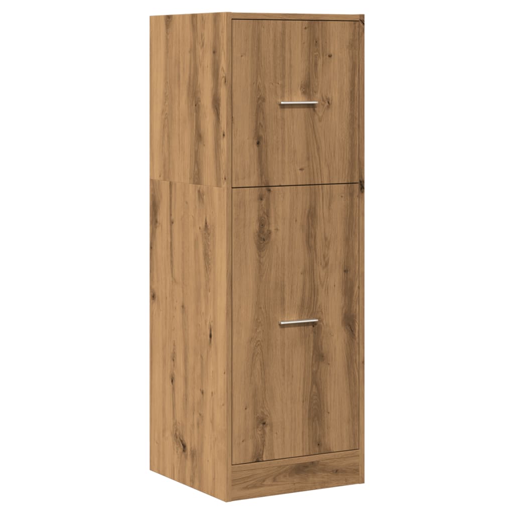 Apothecary Cabinet Artisian Oak 40x41x118 cm Engineered Wood